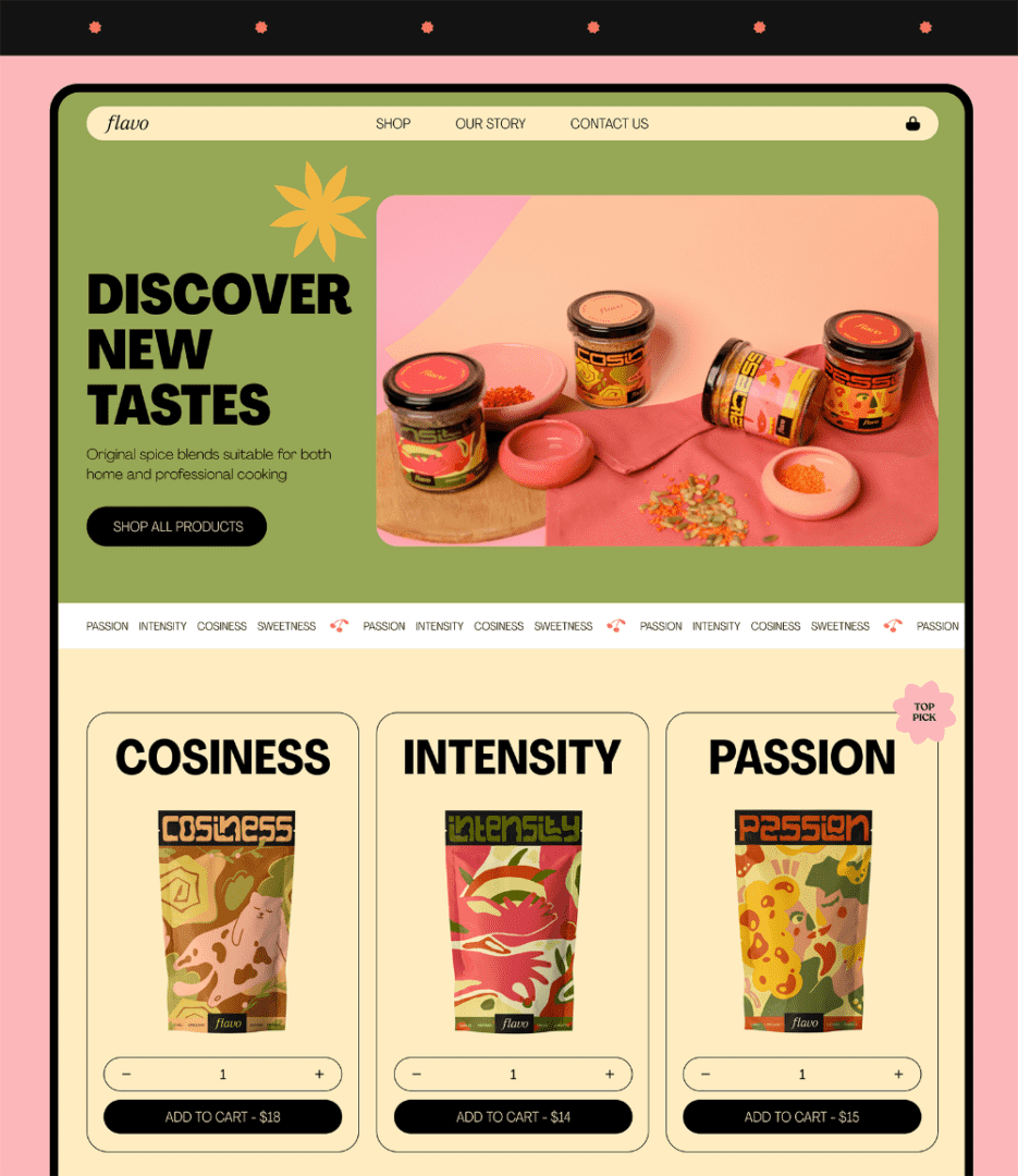 Simplify the interface in website design services
