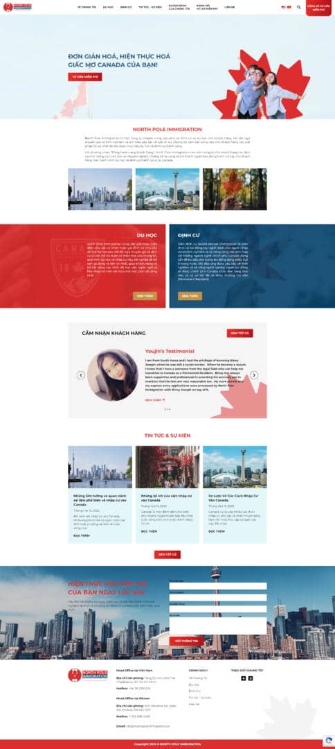 North Pole Immigration Study Abroad Website